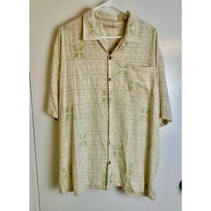 Tommy Bahama size 2XL Hawaiian shirt 100% silk
